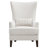 Sonali Upholstered High Wingback Accent Chair Latte-93547761