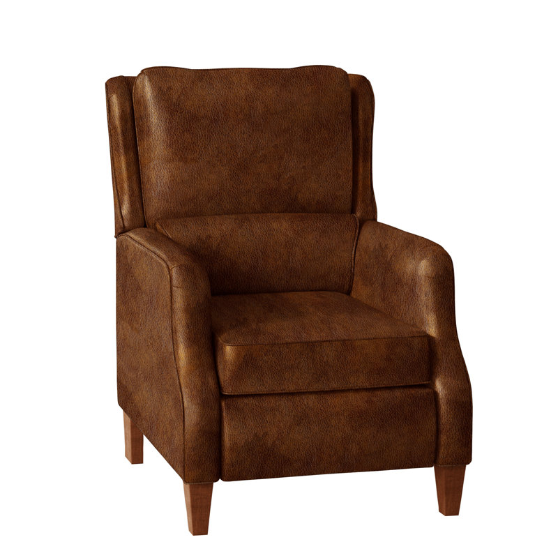 Schaumburg Power Recliner, Outsider Raven Genuine Leather, Espresso, Manual