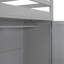 Full Size Loft Bed With Drawers,Desk,And Wardrobe-Grey-112583721