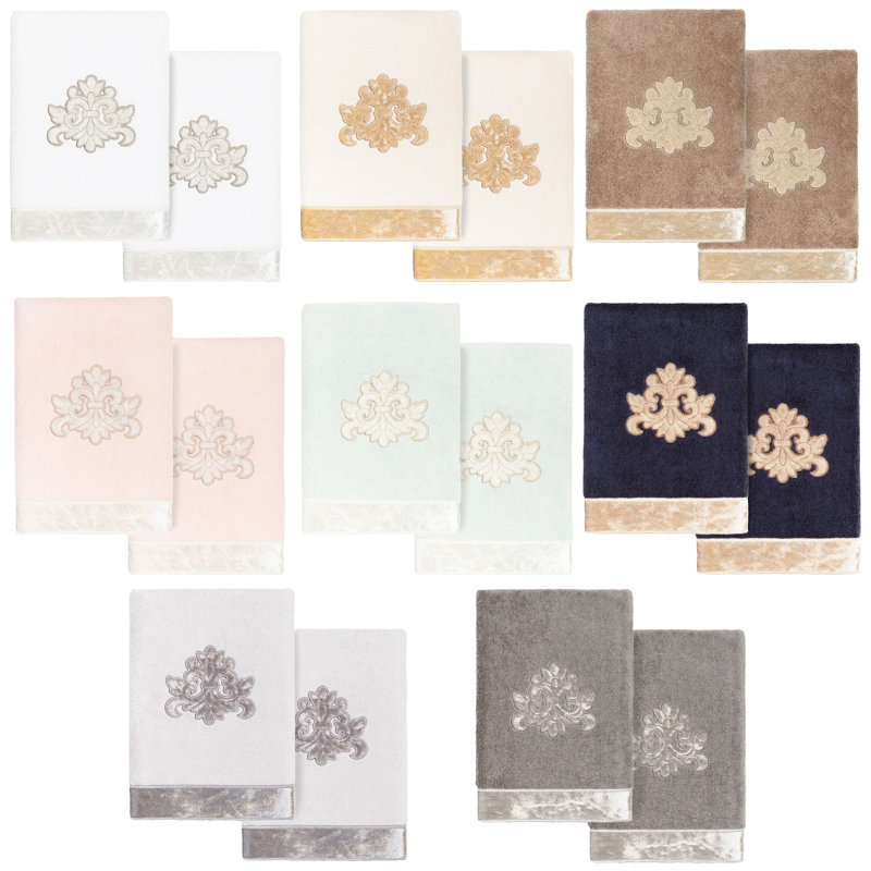  100% Turkish Cotton Hand Towel, White