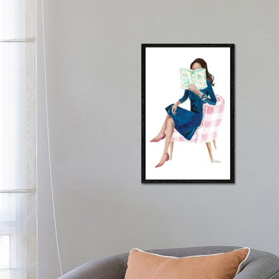 Pink Chair 1 Piece Wall Art on Canvas