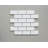 Porcetile 11.64 in. x 11.46 in. Brick Joint Matte Porcelain Mosaic Wall and Floor Tile