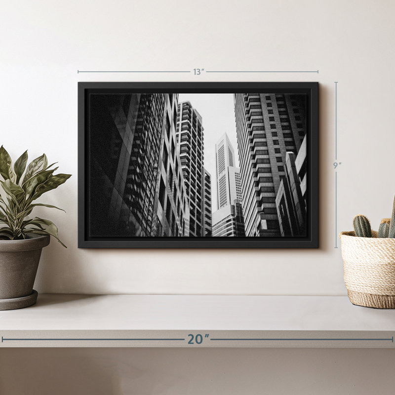 «Skyscraper Buildings Wall Art», H 9 po x l 13 po