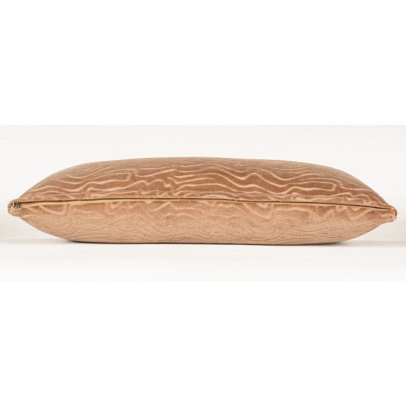 All Modern Disc Accent Pillow by Siscovers - Textured Sophistication,Comfort, Red, Rectangle 12"H x 21"W, Polyester