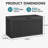 120 Gallon Water Resistant Resin Lockable Deck Box-129232187