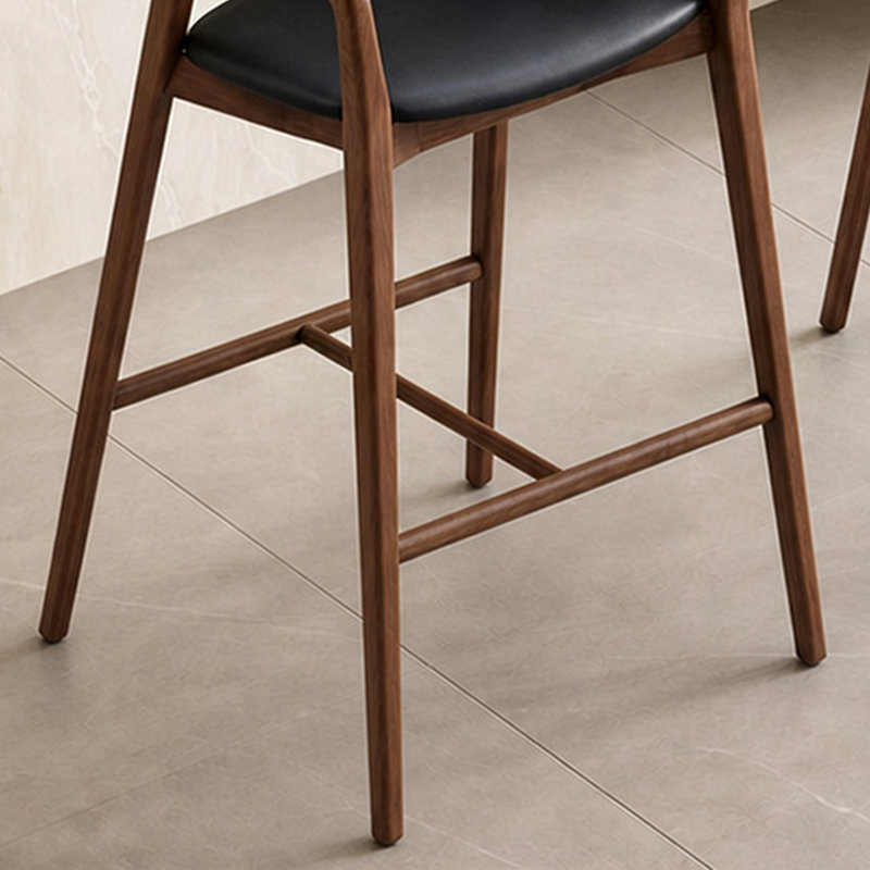 Chaise d'appoint noire (dossier de 6), 6