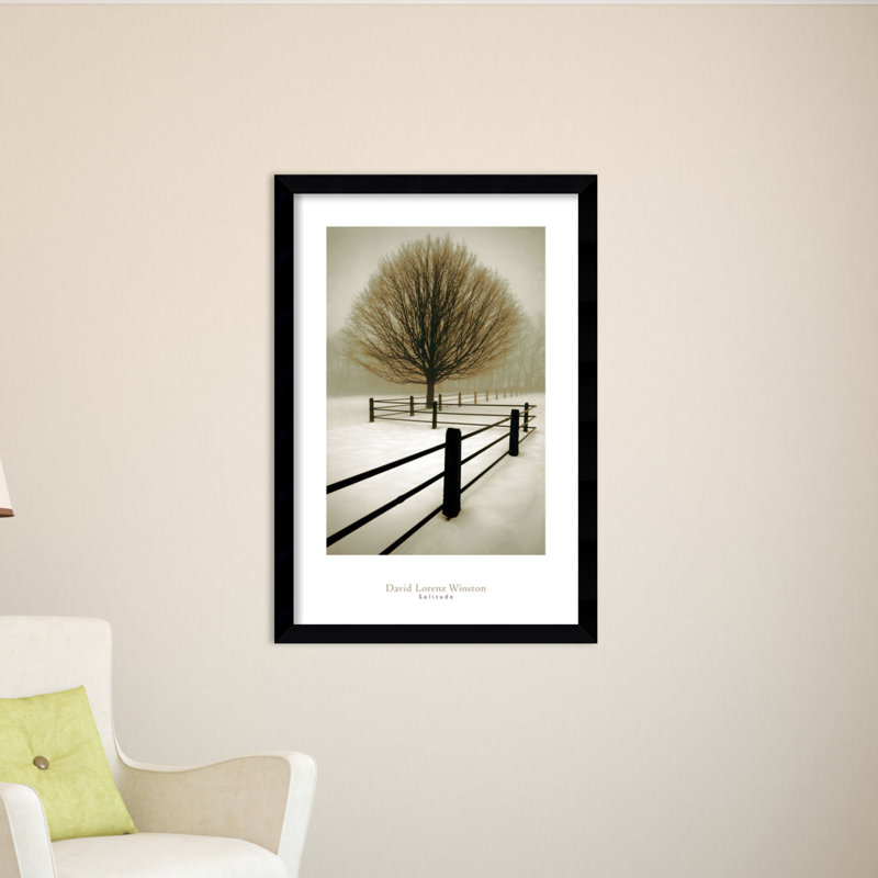 « solitude »-cadre photo sur papier