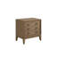 3 Drawer Nightstand with USB in Latte Finish