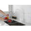 Robinet de cuisine rétractable à poignée simple avec accessoires