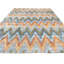 Tweed Chevron Area Rug in Gold