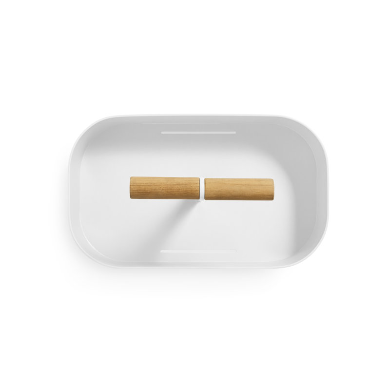 Pluck Large Caddy, White