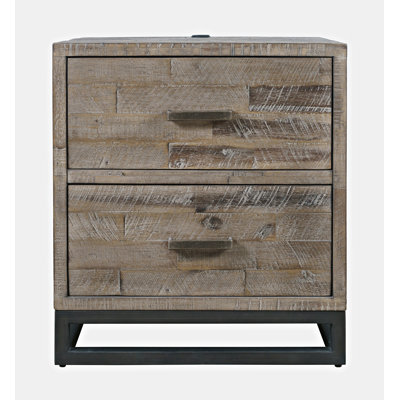 Bezout 25'' W Solid Wood Nightstand