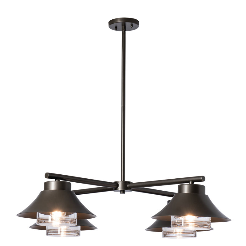 Stowe 4-Light Outdoor Pendant, Coastal Dark Smoke