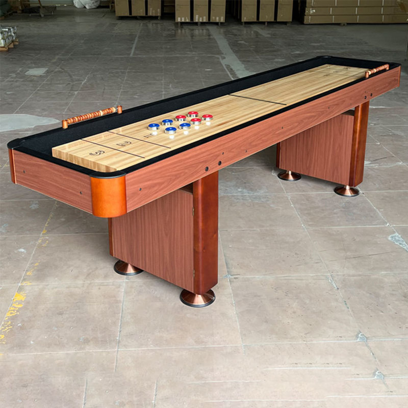 Table de jeu de palets de luxe classique 12 pieds La table de jeu de palets 12 pi The Drift Architect