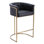 Calvin Upholstered Counter Stool with Metal Frame