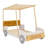 Car-Shaped Bed With Pillow And Canopy Fabric-957706417