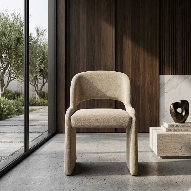 Chaise de salle à manger Odette, Taupe