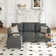 Tomario 4- Piece Upholstered L-Shaped Modular Sectional With Storage