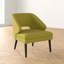 Fauteuil demi-tonneau en polyester de 27,4 po Wauconda