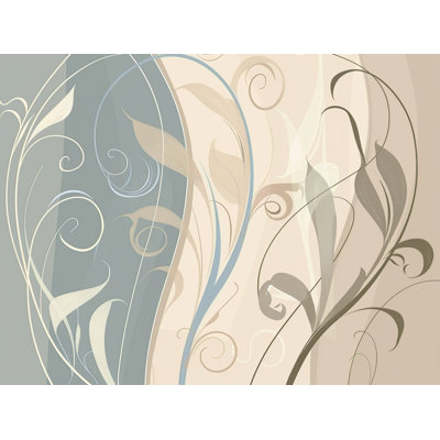 Jeté en molleton Swirling tendrils - Jeté tendance pour canapés ou lits