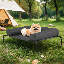 Elevated Dog Bed with Removable Cooling Cushion-801308710-801308711