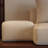 Simple Floor Straight-Line Fabric Sofa