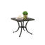 Table de patio en aluminium durable de conception classique pour les cours arrière