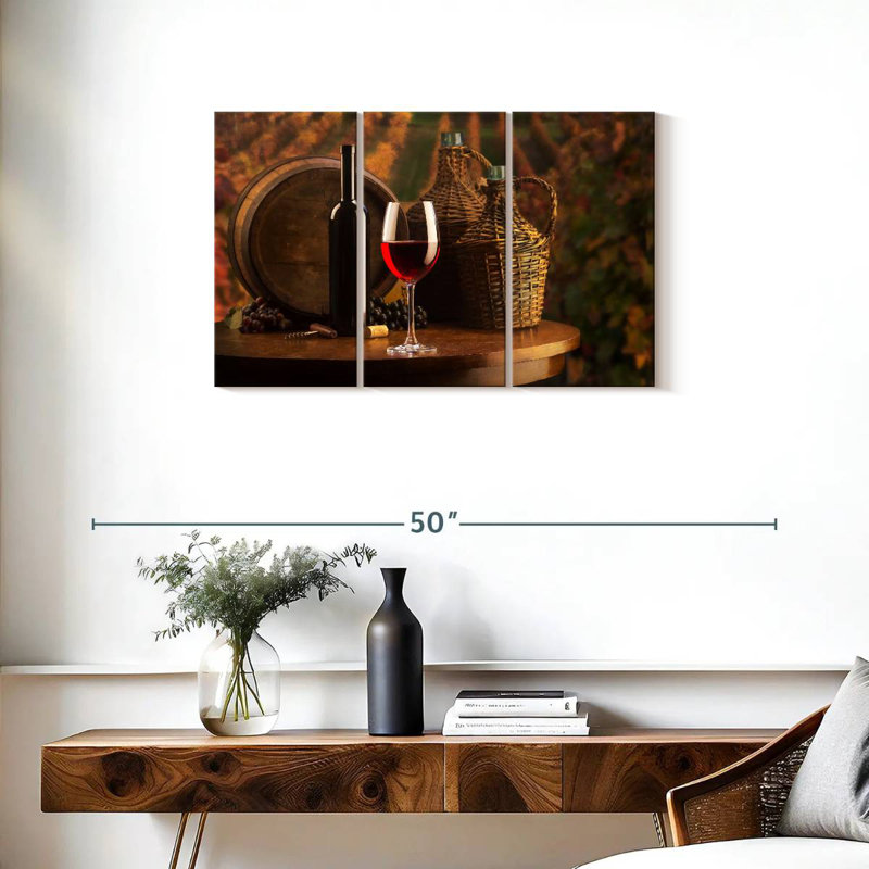 Yarlin Vineyard Red Wine Sampling, 20" H x 33" W