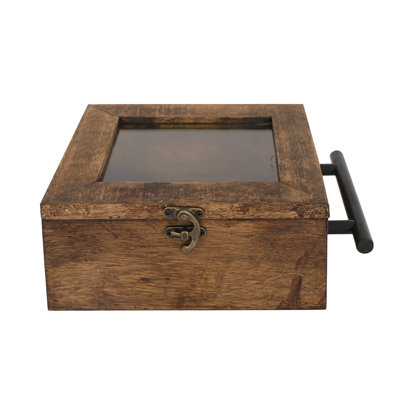 Firwood Keepsake Box Decorative Storage Box with Hinged Lid