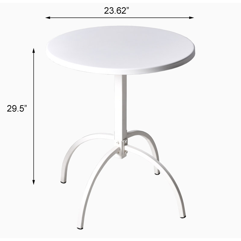 Ensemble bistro rond pour 2 personnes, L 23,62 po x H 29,5 po