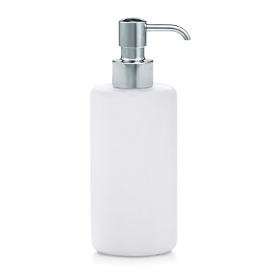 Domus White Matte Soap / Lotion Dispenser