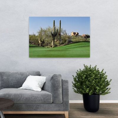 Saguaro Cacti In A Golf Course Troon North Golf Club Scottsdale Maricopa County Arizona Usa Abstract Contemporary Cactus Landscape Nature Art