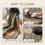 Tapis Hartley traditionnel avec médaillon délavé, style persan, or, vert, crème, ivoire, lavable à la machine, antidérapant, à poils courts, pour l'intérieur et l'extérieur, adapté aux animaux domestiques, idéal pour le salon, la chambre, la salle à manger, l'entrée, le couloir ou le bureau.-1910427567