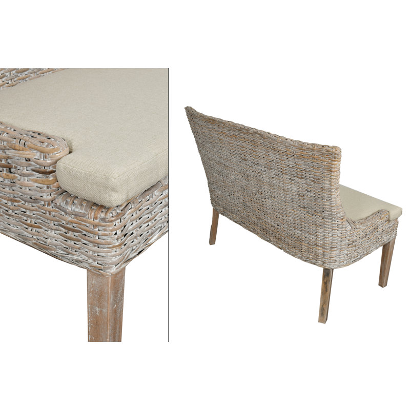 Delaura Linen Upholstered Bench