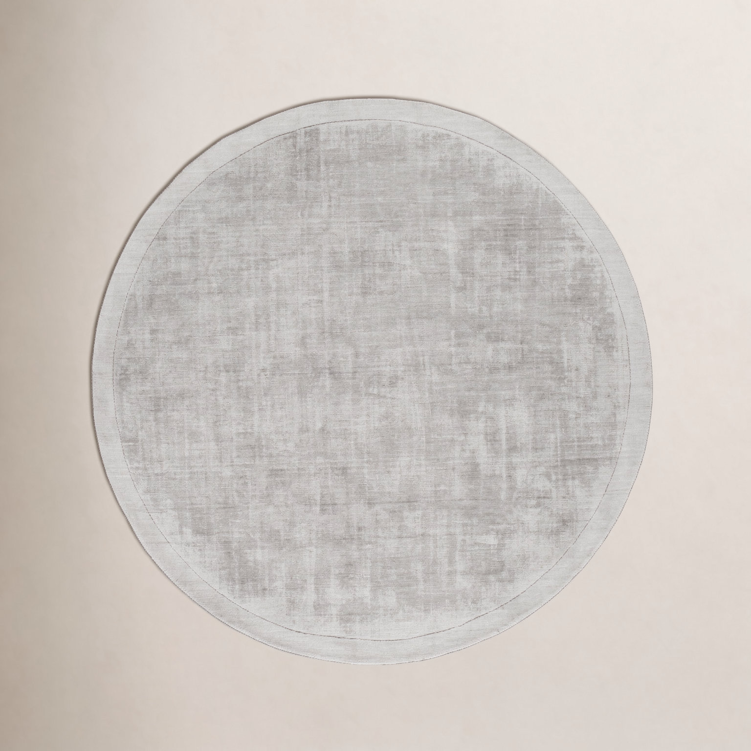 Mckinley Light Sage Hand-Loomed Rug, Round 3'6"