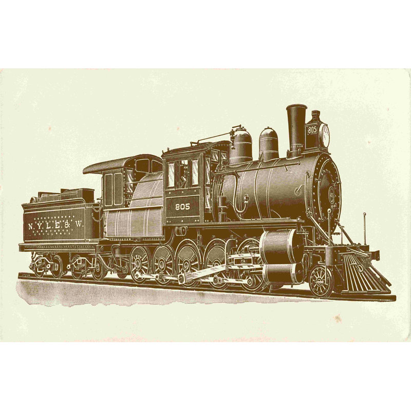 Train Engine III, H 32 po x l 48 po
