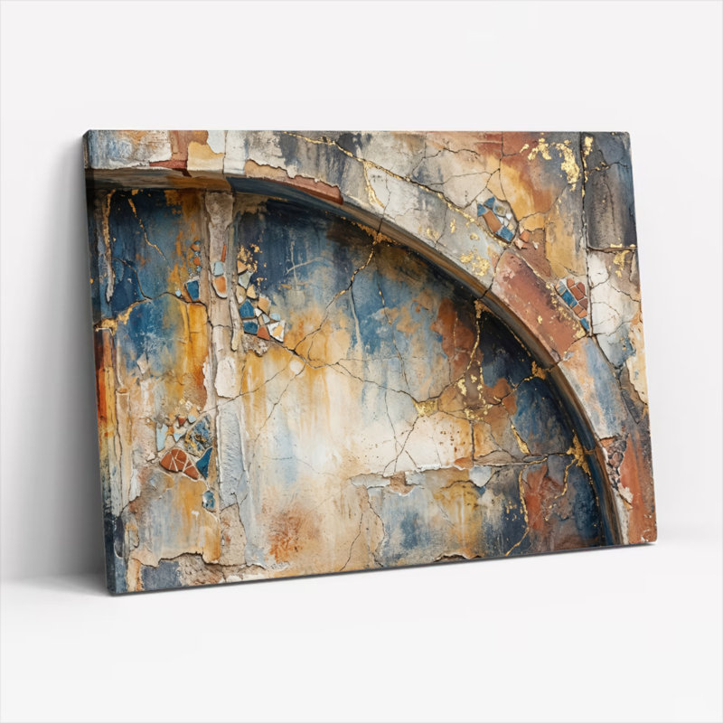 "Abstract Texture", reproduction d'art sur toile, ensemble de 1, H 28 po x l 40 po, Toile tendue