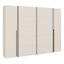 Taire 4 Door Manufactured Wood Wardrobe