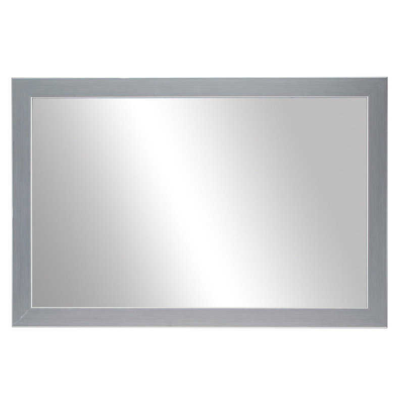 Miroir Meade, 28 po x 60 po, Chrome brossé
