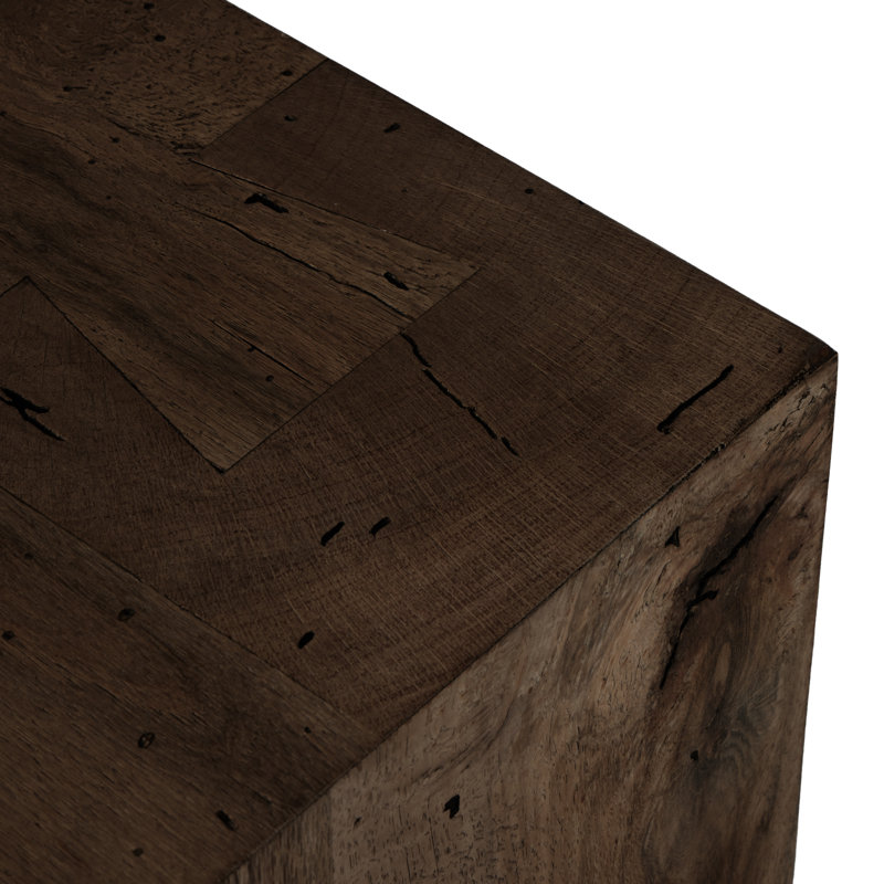 Abaso Media Console Table, Brown