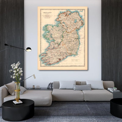 Johnstons Map of Ireland