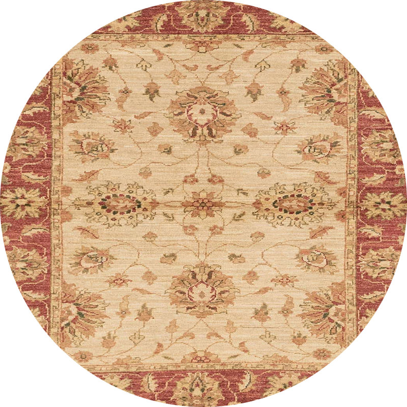 Tapis abstrait moderne 3991, Rond 6 pi
