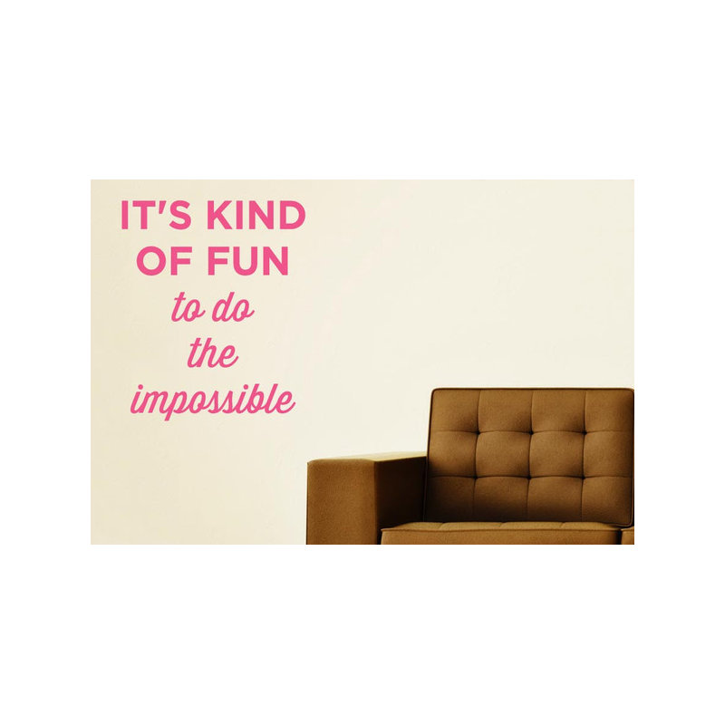 Non-Wall Damaging Wall Decal, Medium, Pink