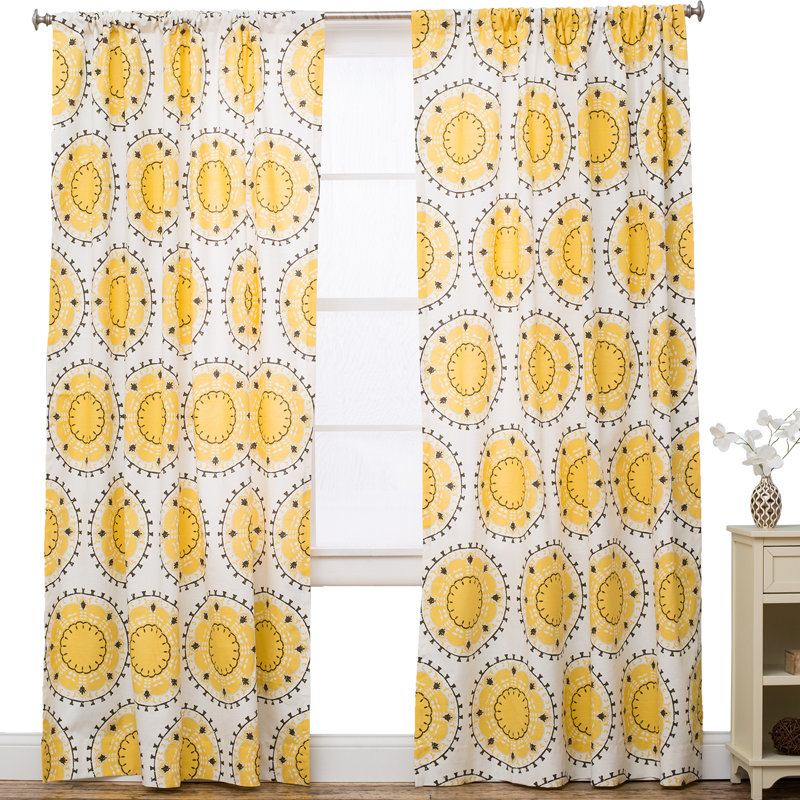Semi Sheer Curtain, 50" W x 84" L