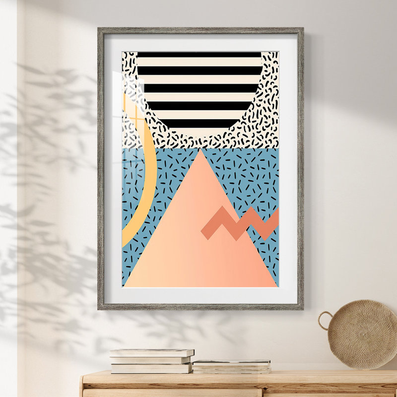 Modern Memphis I -Framed Print