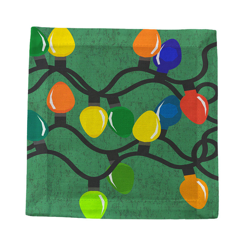 Square Napkins, Green