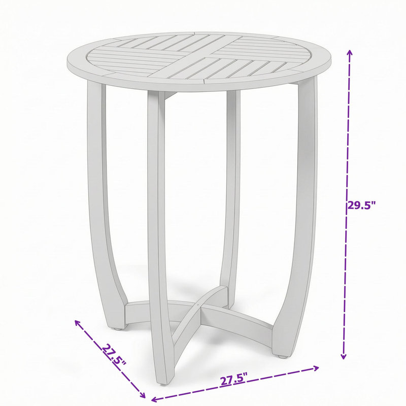 Wooden Table with Tabletop