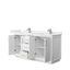 Meuble-lavabo double autoportant 66 po avec plateau en quartz Strada-98247766-92723691-92723688