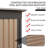 4.27Ft X2.42Ft Metal Garden Shed 5 X 3 Ft Pent Roof With Hinge Door