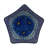 27.05 oz. Cobalt Poppies Salad Bowl